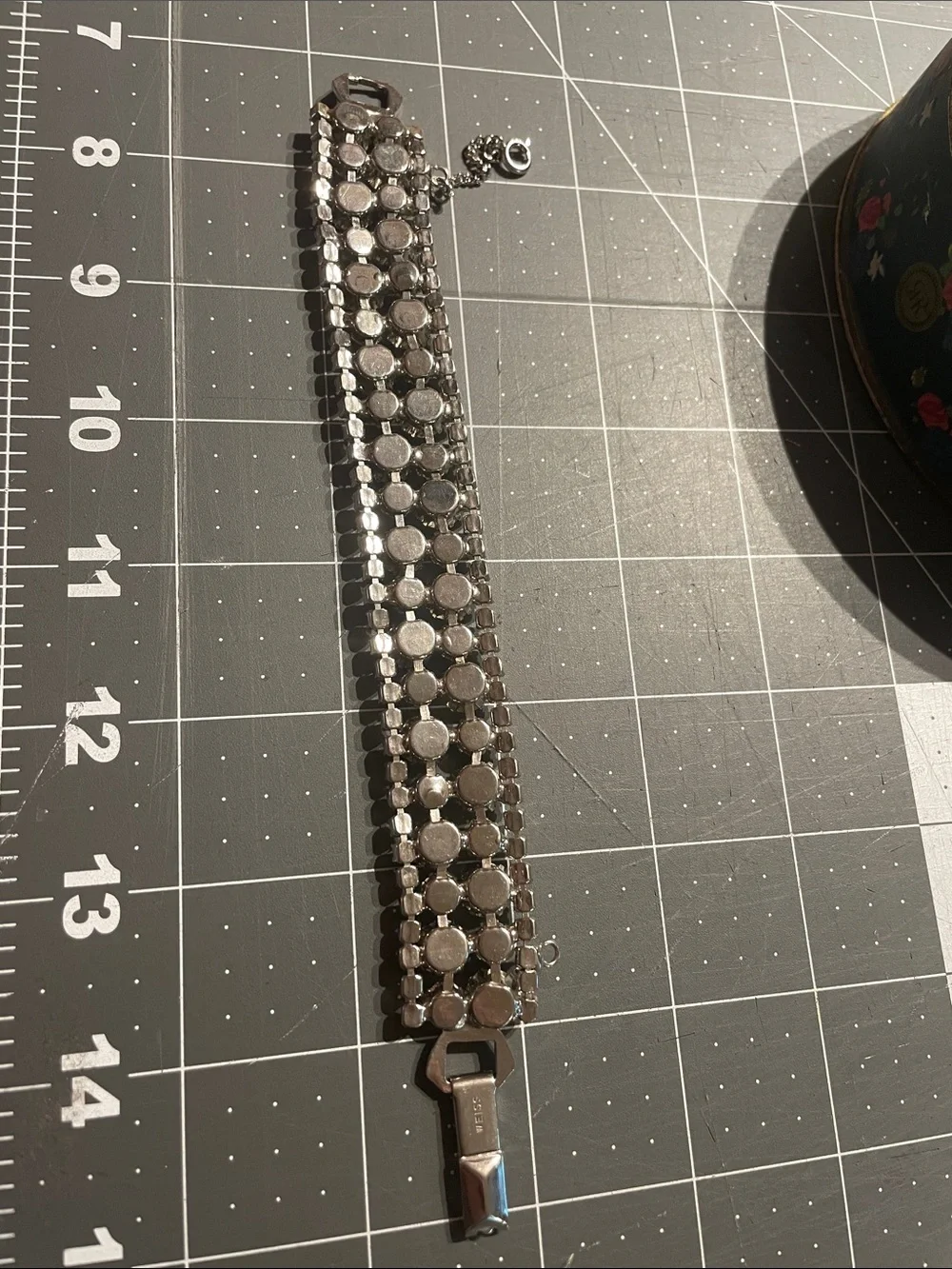 Weiss Crystal Rhinestone Bracelet - Silver Sparkle